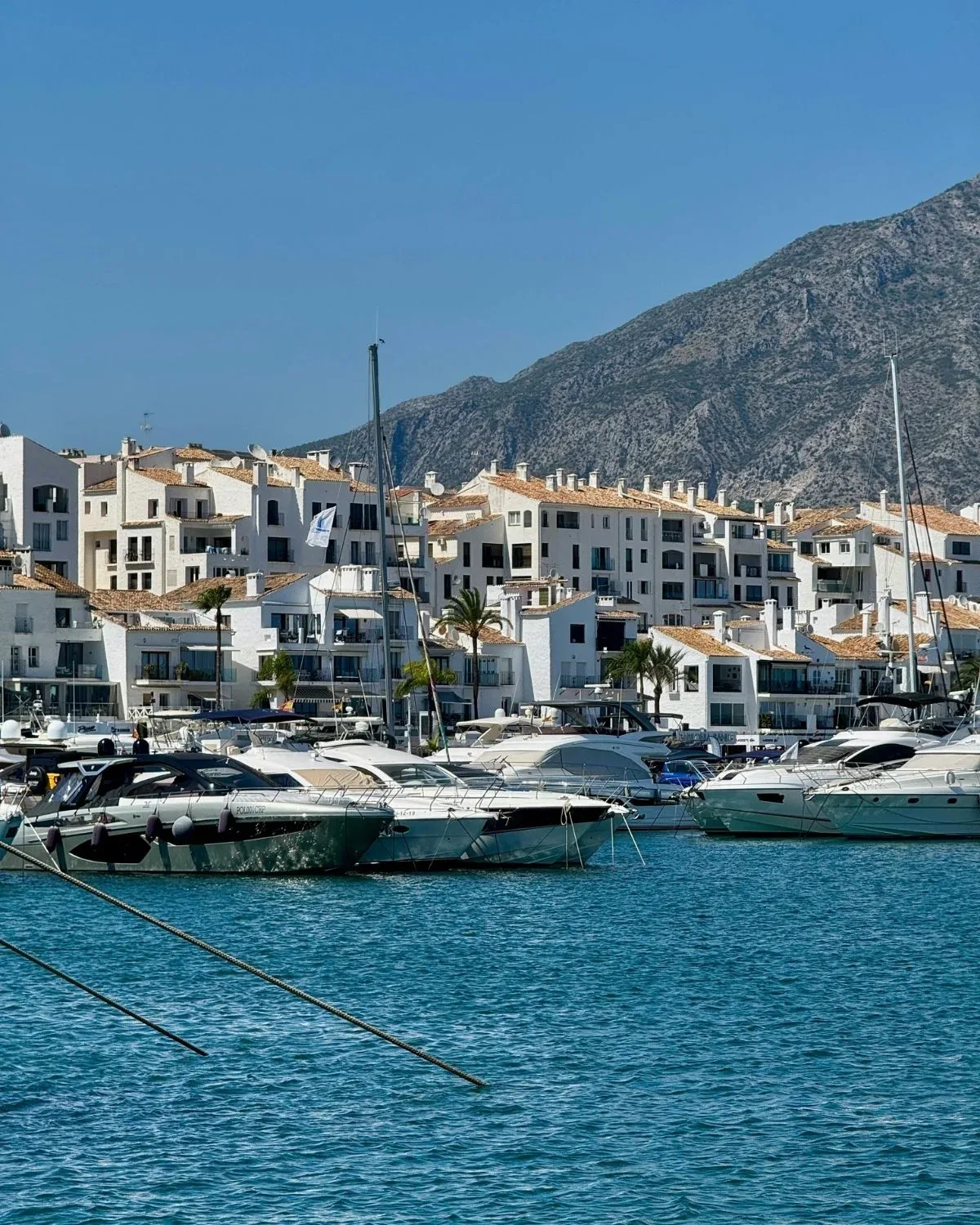Marbella marina, a popular area for international property buyers